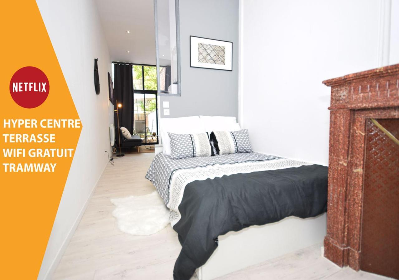 Hyper Centre Valenciennes - Wifi - Terrasse - Tramway - Lerelaisdodile2公寓 外观 照片